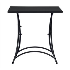 Tavolo Stresa In Ferro 70x70 cm - Nero - Pieghevole
