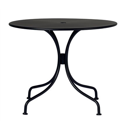 Tavolo Baveno In Ferro Ø90 cm - Nero