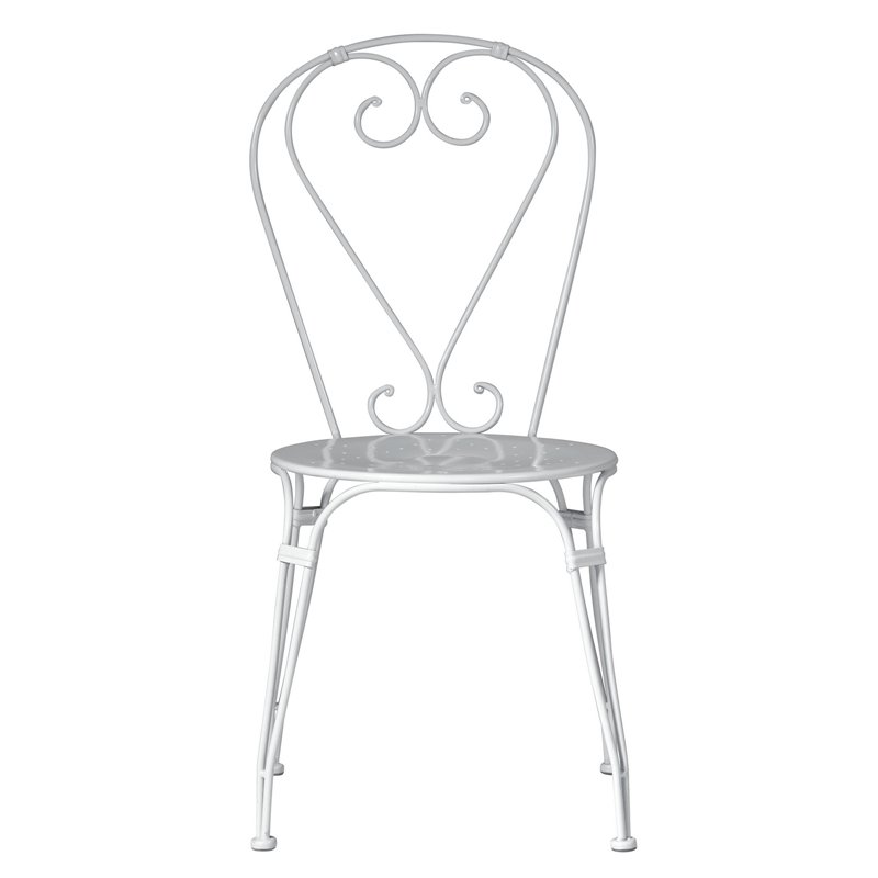 Chaise de jardin en fer Sirmione - Ivoire Greenwood