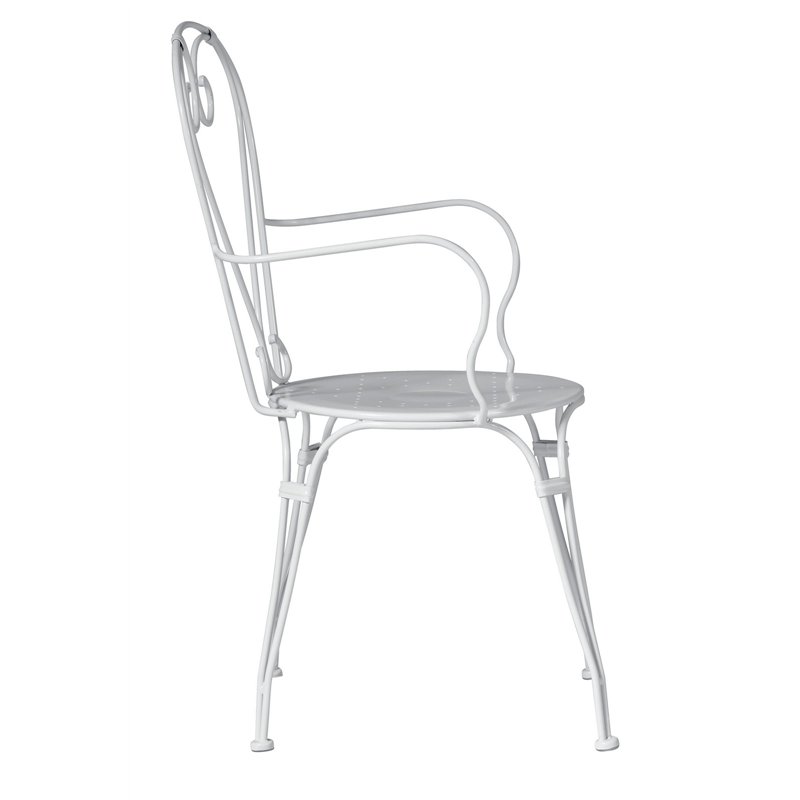 Greenwood Sirmione Iron Chair - Ivory