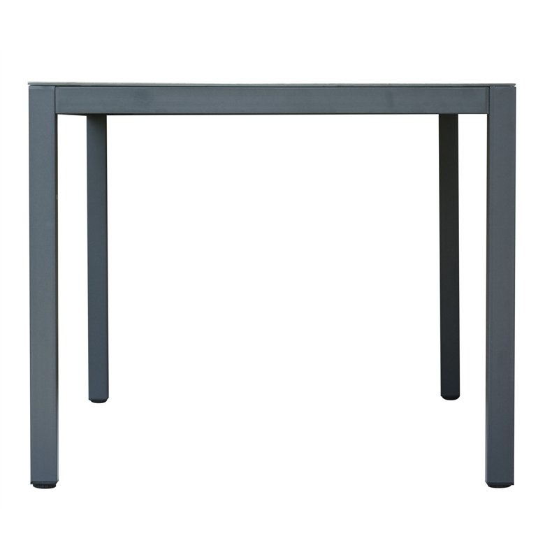 Ensemble de salle à manger en fer Tarquinia - Anthracite Greenwood