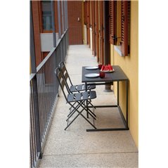 Balcony Set In Ferro 100x50 cm - Antracite