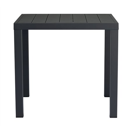 Tavolo San Vincenzo In Alluminio 80x80 cm - Antracite
