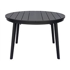 Tavolo Tropea In Alluminio Ø120/170 cm - Antracite - Allungabile