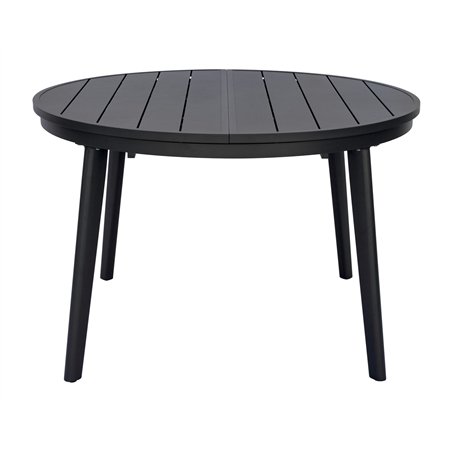 Tavolo Tropea In Alluminio Ø120/170 cm - Antracite - Allungabile