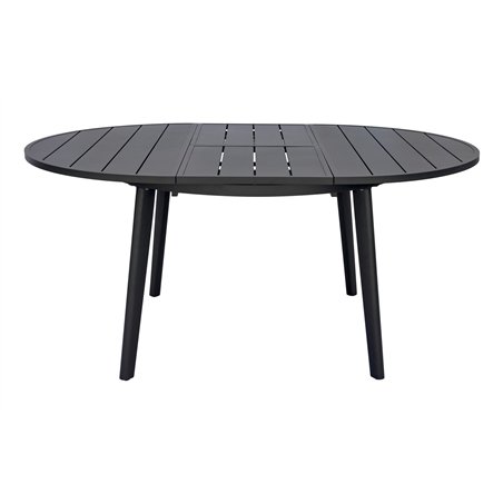 Table de jardin extensible en aluminium Tropea Ø120/170 cm - Anthracite Greenwood