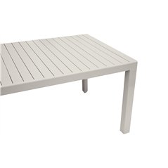 Tavolo Naxos In Alluminio 160/240x90 cm - Creta - Allungabile