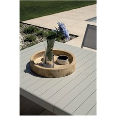 Tavolo Naxos In Alluminio 160/240x90 cm - Creta - Allungabile