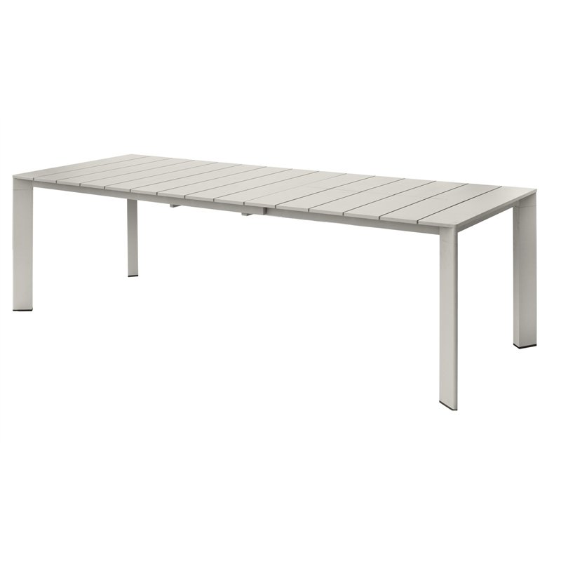 Greenwood Anzio Extendable Aluminum Table 165/250x90 cm - Crete