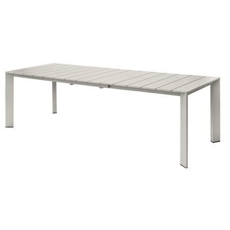 Tavolo Anzio In Alluminio 165/250x90 cm - Creta - Allungabile