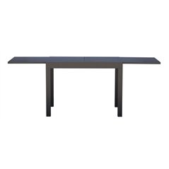 Table de jardin extensible en aluminium modulable 104/208 x 75 cm - Anthracite Greenwood