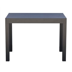 Tavolo Spalato In Alluminio 104/208x75 cm - Antracite - Allungabile