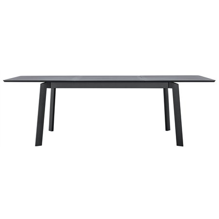 Tavolo San Donato In Alluminio 160/240x102 cm - Antracite - Allungabile
