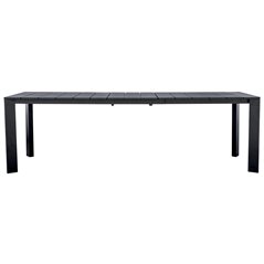 Tavolo Anzio In Alluminio 165/250x90 cm - Antracite - Allungabile