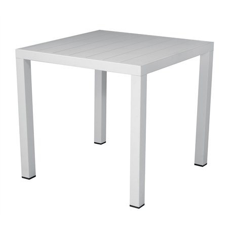 Greenwood San Vincenzo Aluminum Table 80x80 cm - White