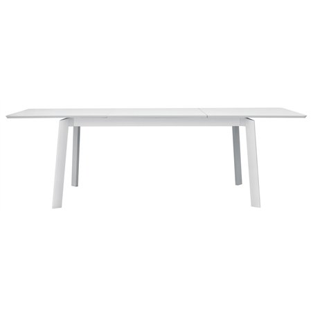 Tavolo San Donato In Alluminio 160/240x102 cm - Bianco - Allungabile
