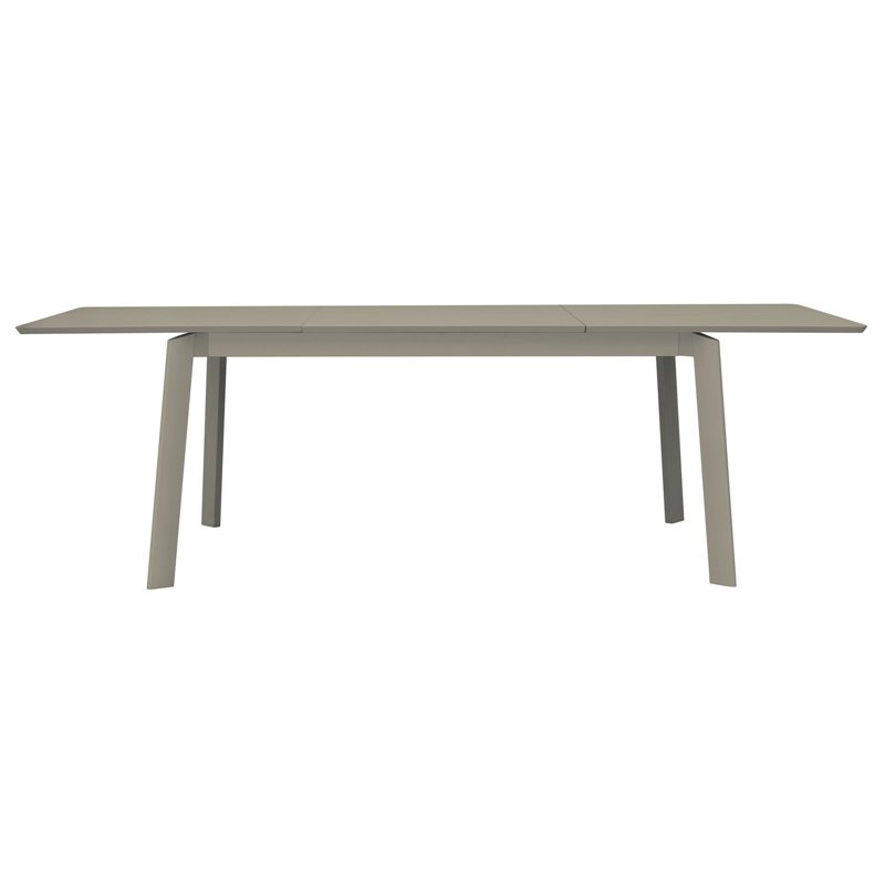 Greenwood San Donato Extendable Aluminum Garden Table - Dove Gray