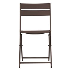 Sedia Lucca In Alluminio - Cioccolato - Pieghevole