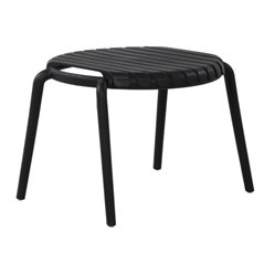 Ensemble table et chaises de balcon Valencia en polypropylène renforcé de fibres de verre - Anthracite Greenwood