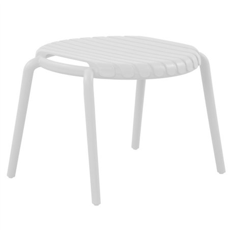 Ensemble table et chaises de balcon Valencia en polypropylène renforcé de fibre de verre - Blanc Greenwood
