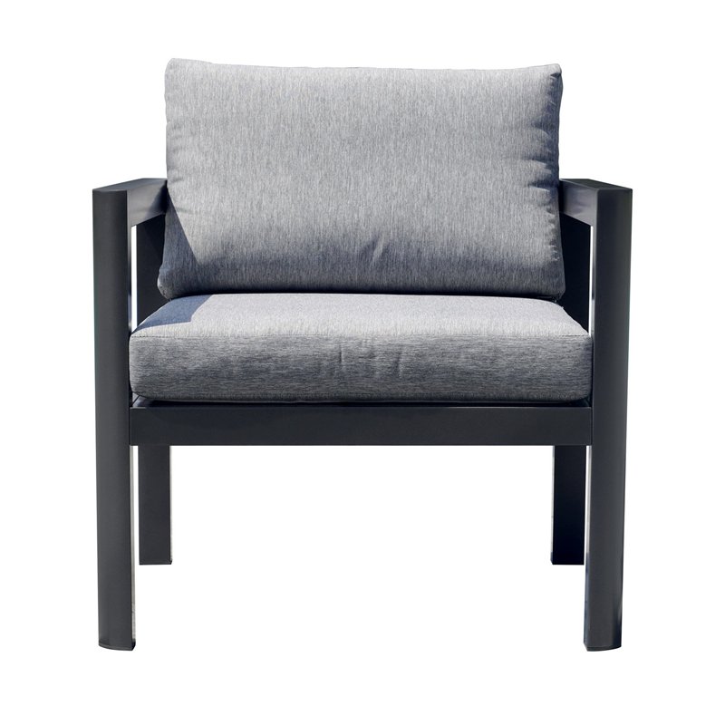 Ensemble café Marseille Chaise de jardin en aluminium - Anthracite Greenwood Ensemble café Marseille Chaise de jardin en aluminium - Anthracite Greenwood