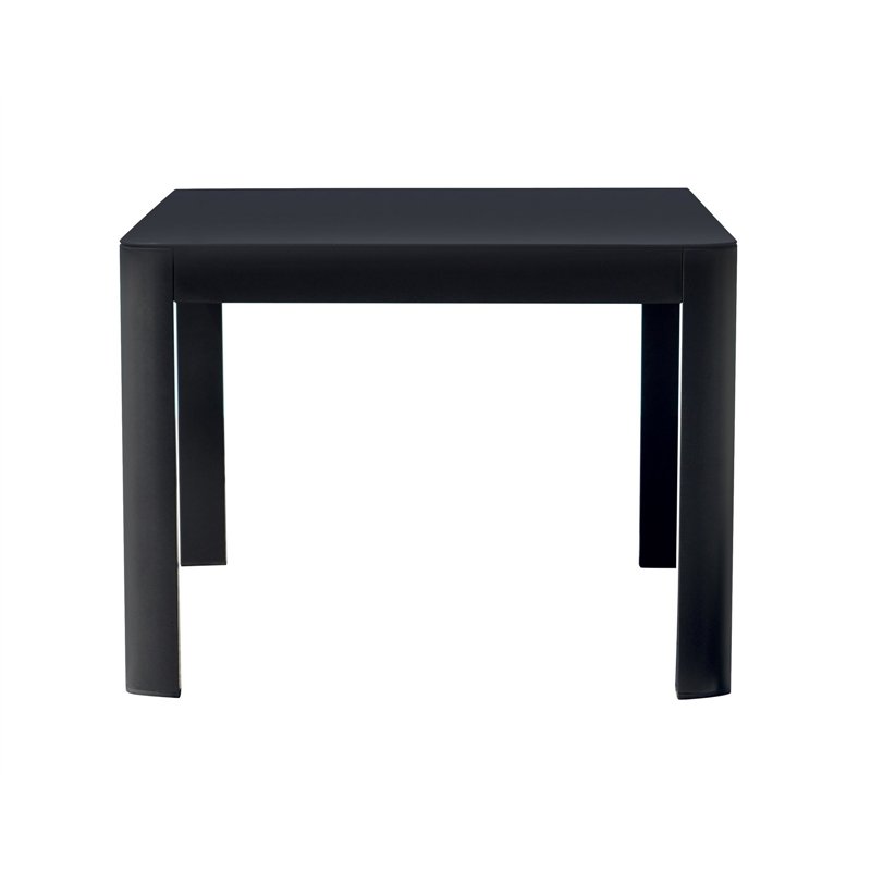 Greenwood Marseille Coffee Garden Table Set in Aluminum - Anthracite