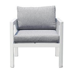 Poltrona Coffee Set Marsiglia In Alluminio - Bianco