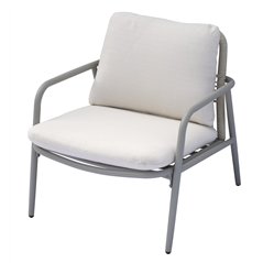 Set Montpellier In Alluminio - Corda Beige - Creta