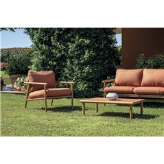 Set Cartagena In Alluminio - Effetto Legno