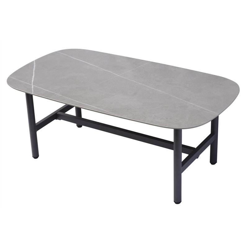 Greenwood Almeria Aluminum Lounge Set - Anthracite