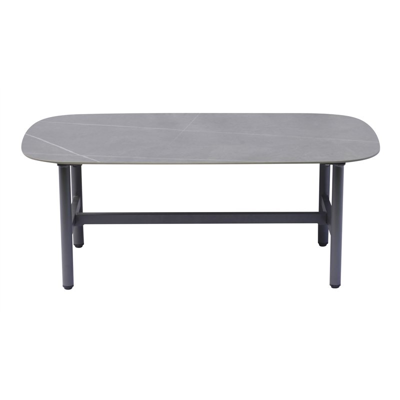 Greenwood Almeria Aluminum Lounge Set - Anthracite