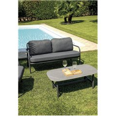 Set Almeria In Alluminio - Antracite