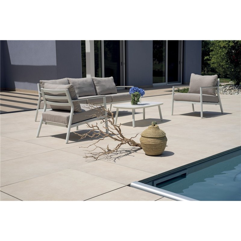 Ensemble Cadiz en aluminium - Blanc Greenwood