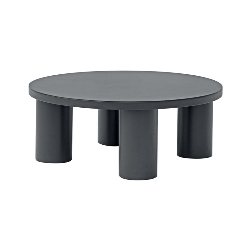 Greenwood Santa Cruz Aluminum Lounge Set - Gray Rope - Anthracite