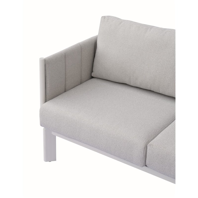 Ensemble Cannes en aluminium - Blanc Greenwood