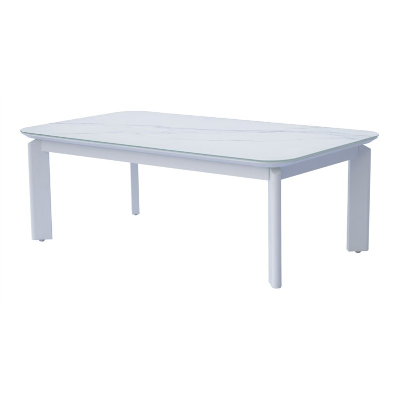 Ensemble Cannes en aluminium - Blanc Greenwood