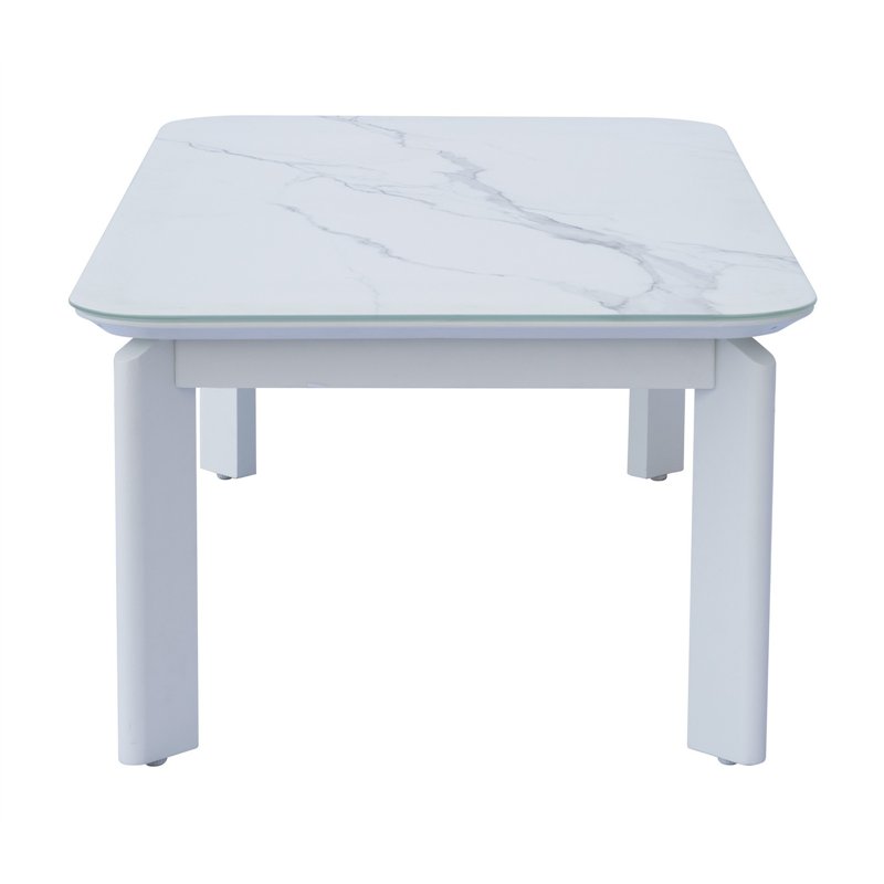 Ensemble Cannes en aluminium - Blanc Greenwood