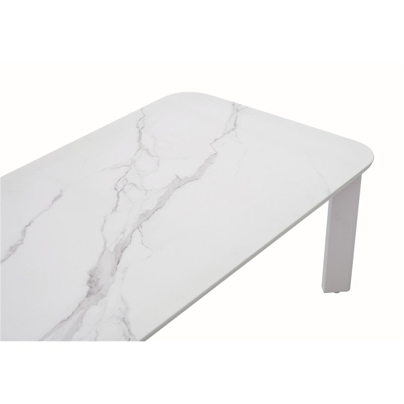 Ensemble Cannes en aluminium - Blanc Greenwood