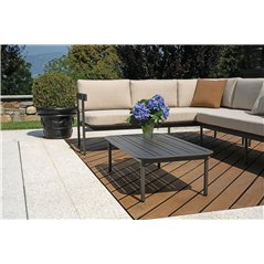 Set Angolare Torvaianica In Alluminio - Antracite