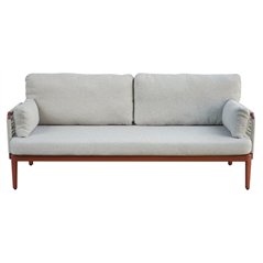 Bandoulière en aluminium - Corde beige - Rouge Greenwood