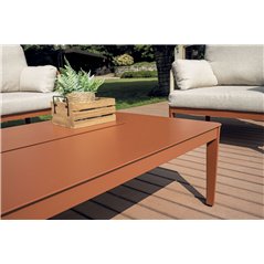 Set Bandol In Alluminio - Corda Beige - Rosso