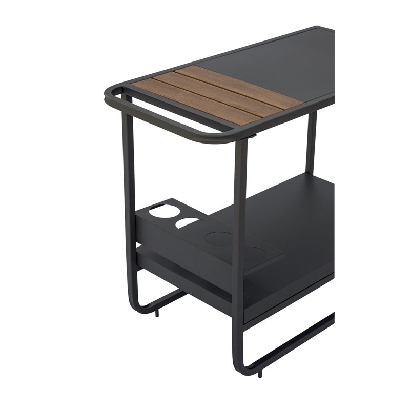 Greenwood Cart with Iron and Resin Wood Wheels - Anthracite