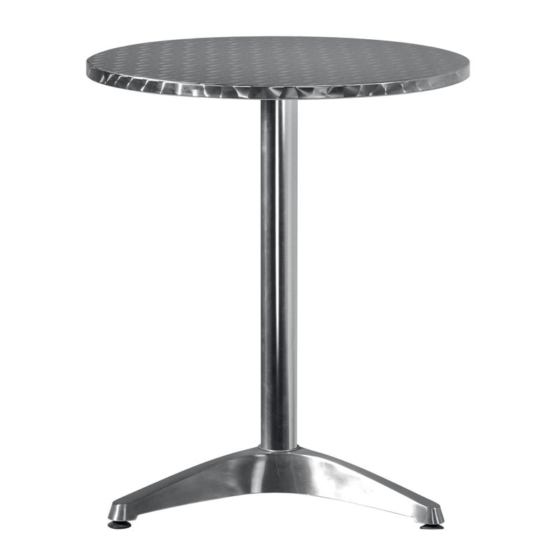 Table de jardin en aluminium et acier Ø60 cm Greenwood
