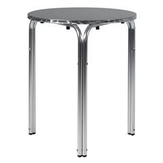 Tavolo In Alluminio E Acciaio Ø60 cm