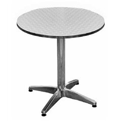 Table de jardin en aluminium et acier Ø70 cm Greenwood