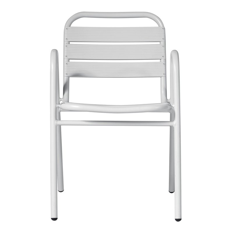 Chaise de jardin Calipso en aluminium - Blanche Greenwood