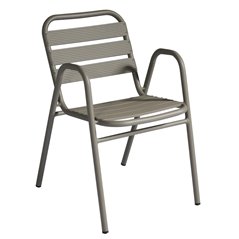 Sedia Calipso In Alluminio - Tortora