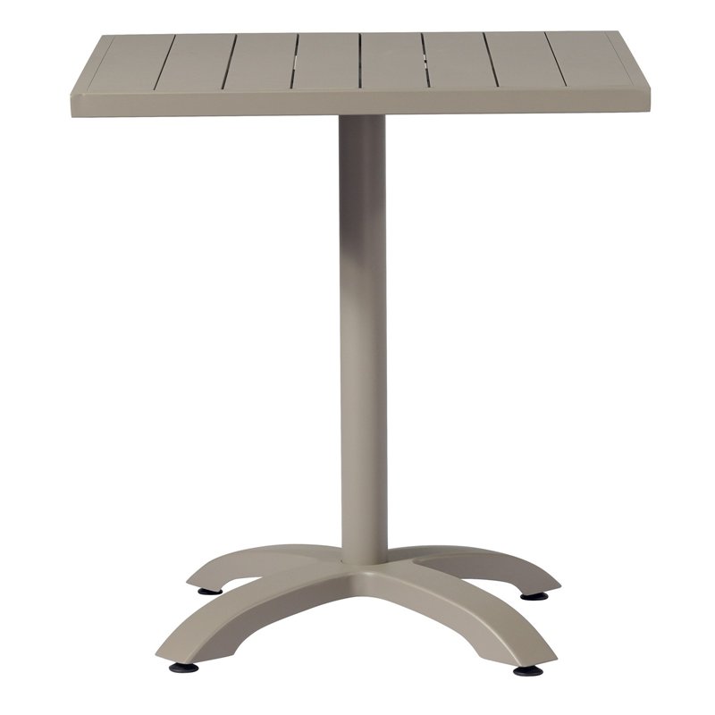 Greenwood Calipso Aluminum Table 70x70 cm - Dove Gray