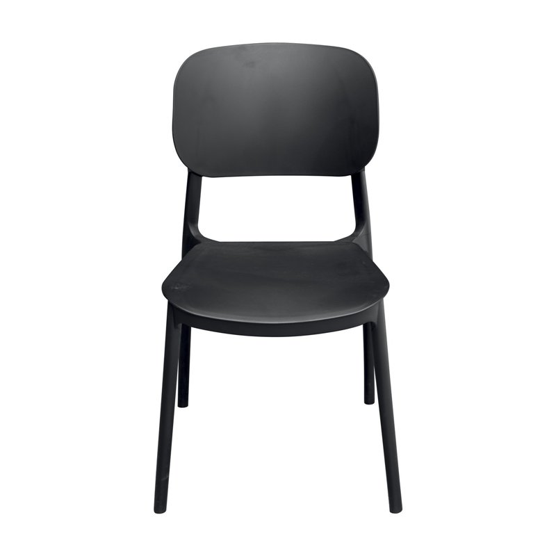 Greenwood Enna Chair in Polypropylene with Fiberglass - Anthracite