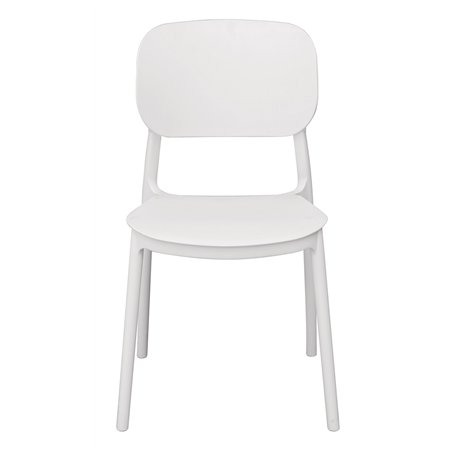 Sedia Enna In Polipropilene Con Fibra Di Vetro - Bianco